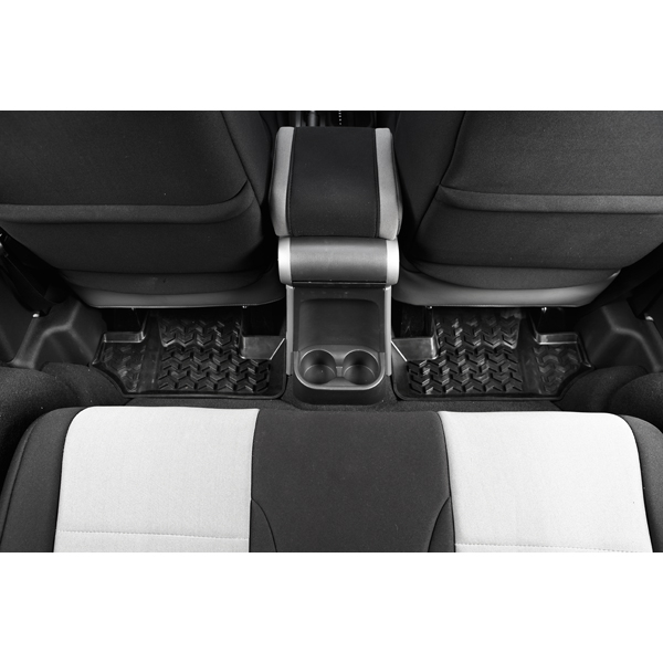 ALL TERRAIN FLOOR LINER 2ND ROW, BLACK, RUGGED RIDGE, JEEP WRANG